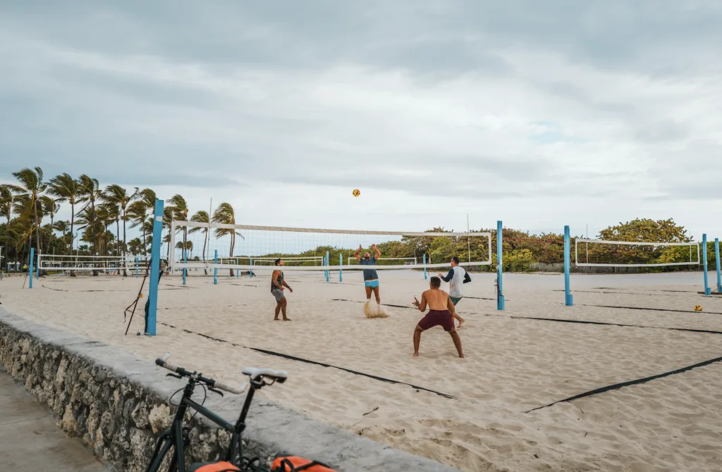 Volleyball spielen - Miami Beach