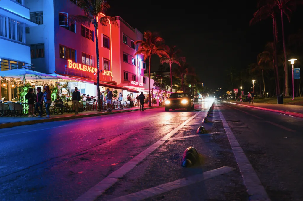 Ocean Drive by Night