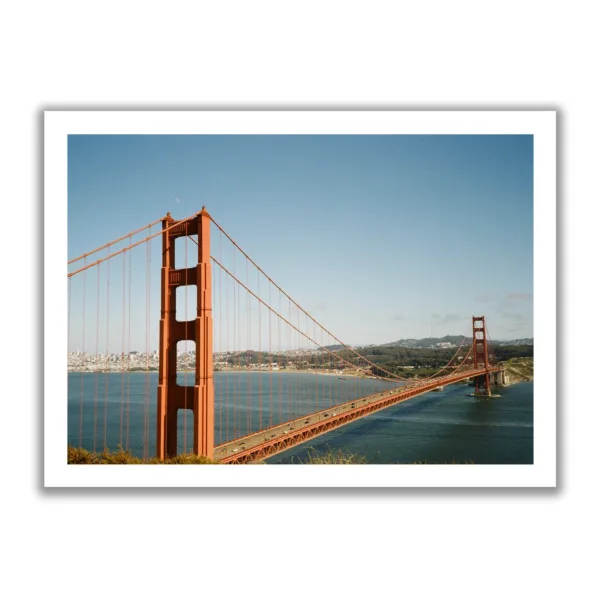 Bildaufnahme von der Golden Gate Bridge von San Francisco