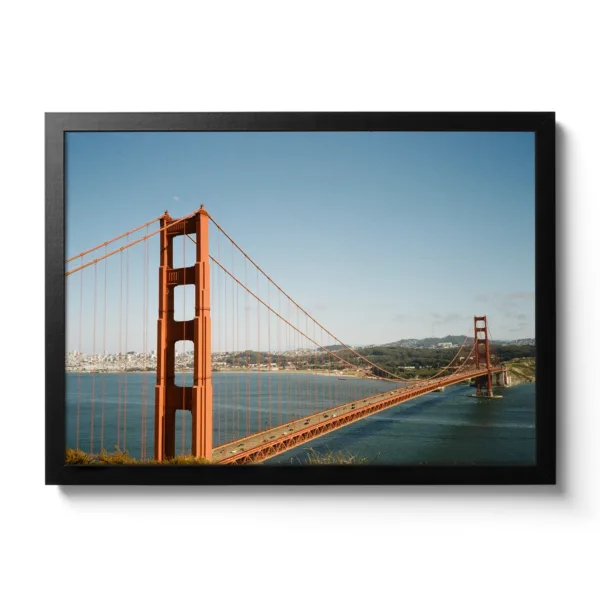 Bildaufnahme von der Golden Gate Bridge von San Francisco
