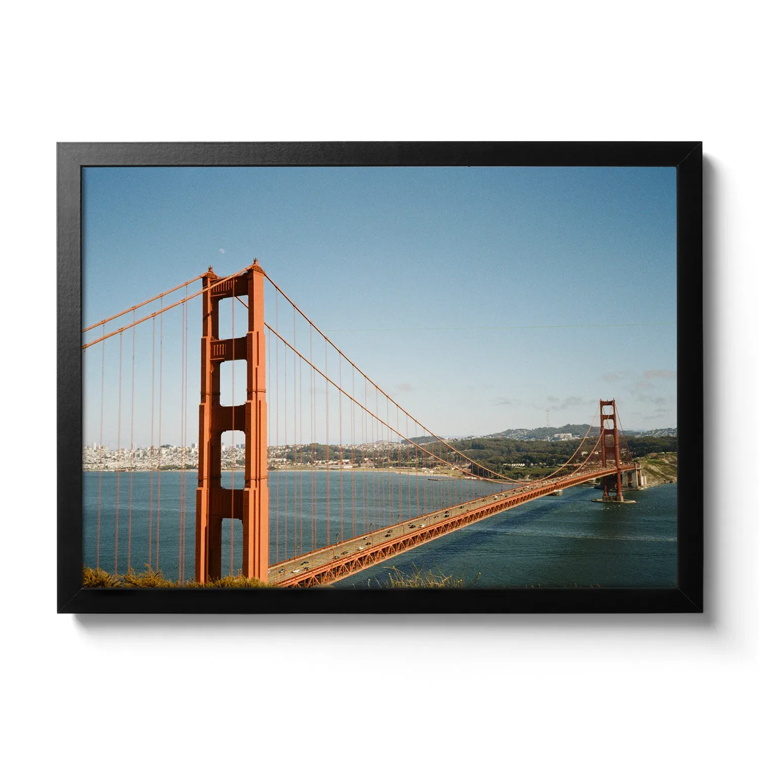 Bildaufnahme von der Golden Gate Bridge von San Francisco