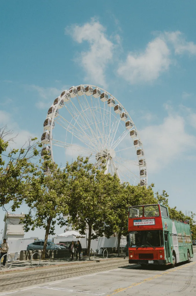 Riesenrad in San Francisco - Warf