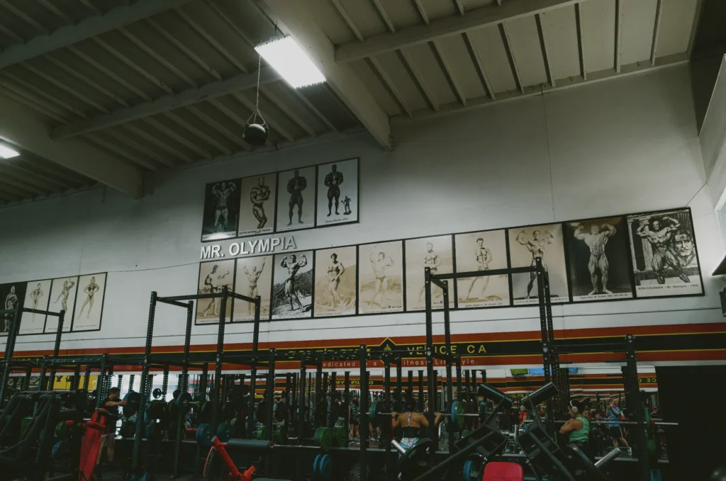 Arnold Golds Gym Venice.
