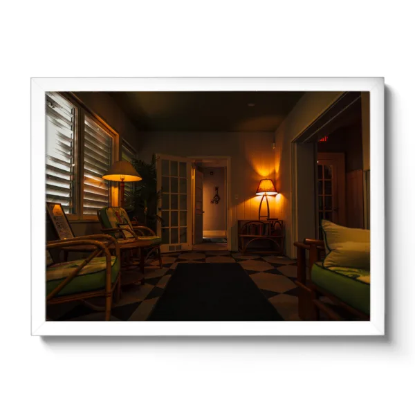Interior view of the living room of the Hemmingway House.