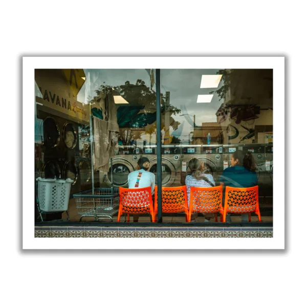 Picture of a laundromat in the Cuban neighborhood of Miami.