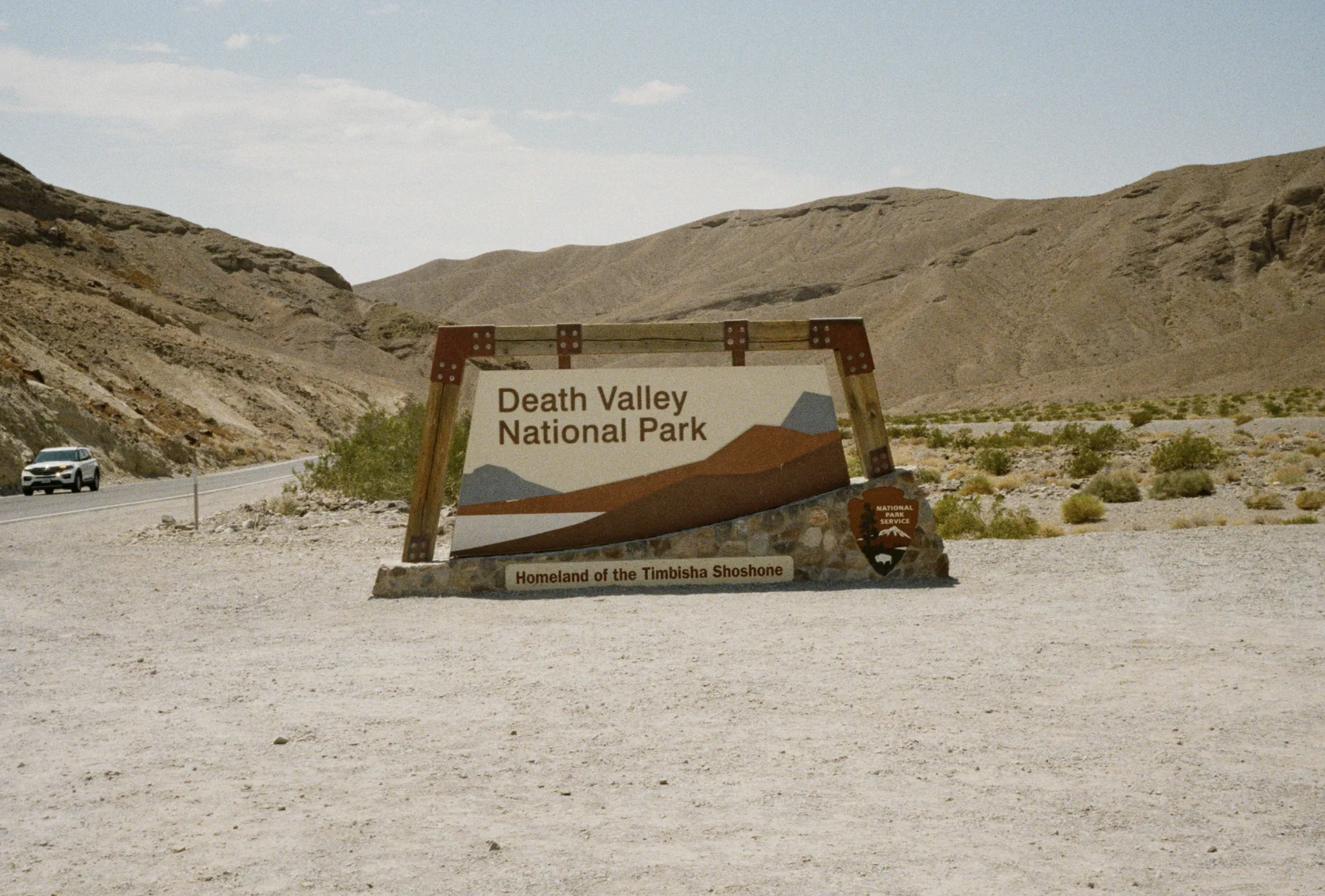 Death Valley National Park Sign