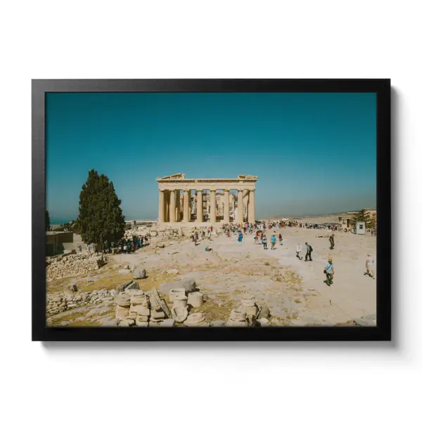 Die Säulen der Akropolis von Athen