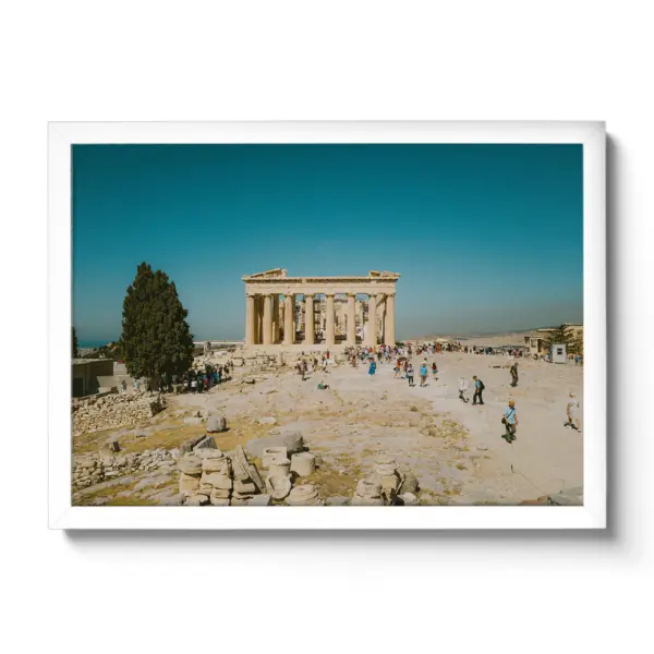 Die Säulen der Akropolis von Athen