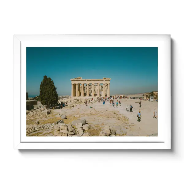 Die Säulen der Akropolis von Athen