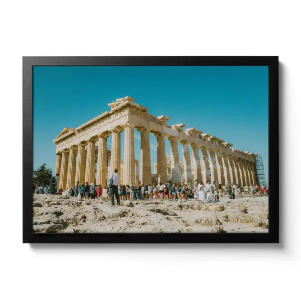 Die Säulen der Akropolis von Athen