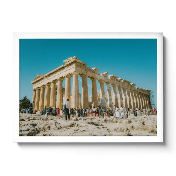 Die Säulen der Akropolis von Athen