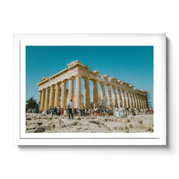 Die Säulen der Akropolis von Athen