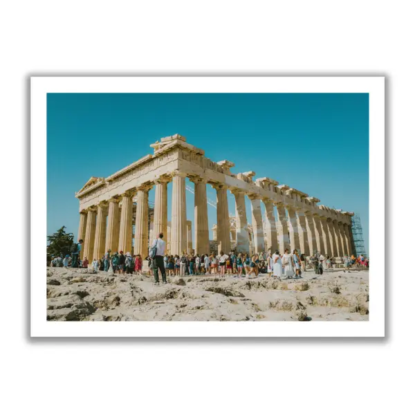 Die Säulen der Akropolis von Athen